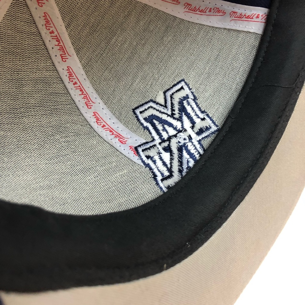 MITCHELL & NESS | BLUE MN SPLASH FITTED CAP |7 7/8 - Picture 6 of 8